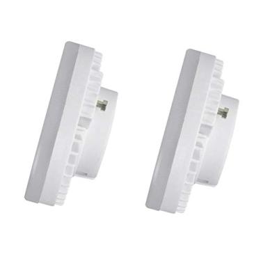 Imagem de Lâmpadas de LED GX53 7W GX53 7 Watt 700 Lumen Branco Quente 3000K GX53 Base CFL Substituição LED Puck Lights para Cozinha Debaixo do Armário Exposição Loja Showroom Iluminação, 48 LED 2835 SMD, Pacote