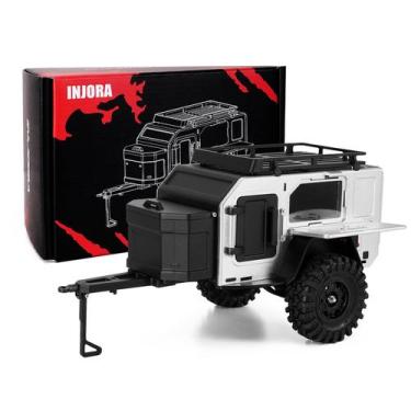 Imagem de Reboque de acampamento INJORA para esteiras RC 1/18 1/24 TRX4M SCX24