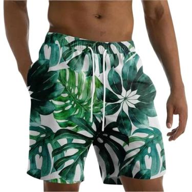 Imagem de Shorts De Natação Masculinos Flores Masculinas Cuecas De Praia Verão Tamanho Grande Roupa De Banho Masculina Shorts De Banho Casual Férias Troncos Para Natação Surf, Mix Color 01, M