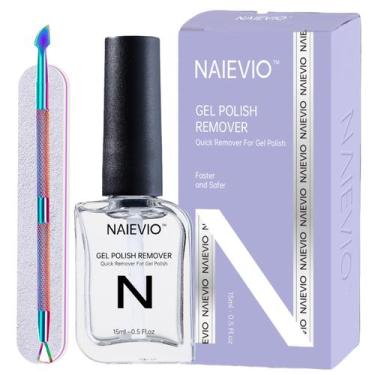 Imagem de Kit de remoção de esmalte em gel NAIEVIO Remove Gel Polish 15mL