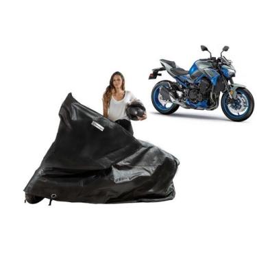 Imagem de Capa Protetora Moto Sol Chuva Kawasaki Z900R - Kahawai, Preto