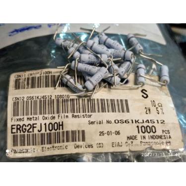 Imagem de 30x Resistor 10r 2w 5% Erg2fj100h Panasonic Pre