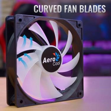 Imagem de Cooler Fan Aerocool Molex Frost 12, RGB, 120mm, para PC, Preto - 68539