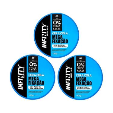 Imagem de Pomada Capilar Infinity Cola 160G - Kit Com 3Un