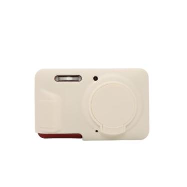 Imagem de STSEETOP Capa de silicone para câmera compatível com câmera digital Kodak PIXPRO FZ55 – Capa protetora antiarranhões à prova de choque, pele macia e antiderrapante, manga de borracha leve - bege