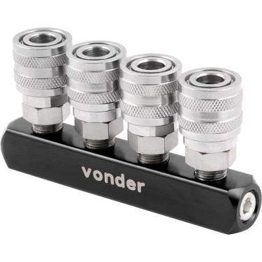 Imagem de Engate Rápido Fêmea Quádruplo Com Rolete 1-4 Vonder