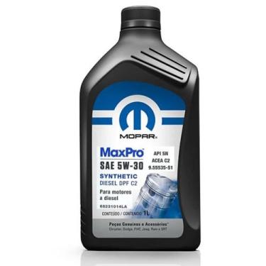 Imagem de Óleo Mopar Maxpro Synthetic Diesel DPF C2 5W-30 - Renegade, Toro e Com