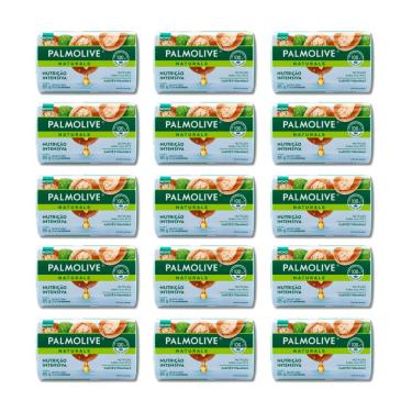 Imagem de Kit 15 Sabonetes em Barra Palmolive Naturals Nutrição Intensiva Com Karite e Vitamina E 85g