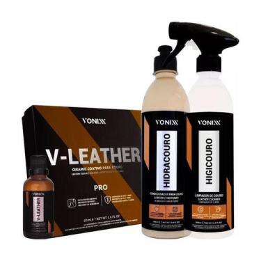 Imagem de Kit limpador + hidratante + vitrificador de couro vonixx - MARCA, Sem 