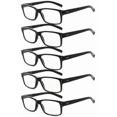Imagem de Óculos de leitura Eyekepper Classic para homens +3,75 (pacote com 5)