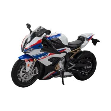 Imagem de Motocicleta De Brinquedo Kawasaki 400 H2R S1000RR Em Escala 1:12, Feit