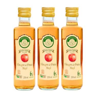Imagem de Kit 3 Vinagre De Maçã Orgânico Acidez 6% São Francisco 250 ml