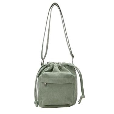 Imagem de Bolsa Saco em Tecido Color Bucket Bag Verde