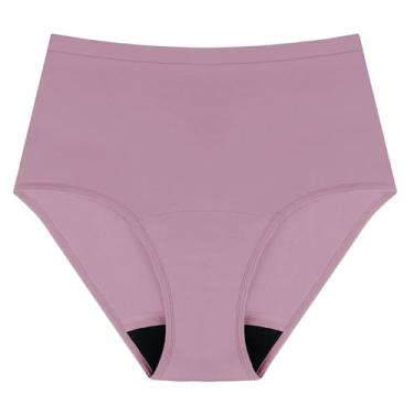 Imagem de AIRCUTE Roupa íntima lavável para incontinência urinária para mulheres, à prova de vazamento, absorvente de algodão, 60 ml, 1 pacote (ilás, grande)