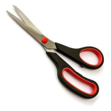 Imagem de 2X Tesoura Grande Profissional Multiuso Escritório Inox 21Cm