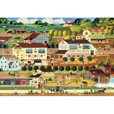 Imagem de Buffalo Games - Silver Select - Charles Wysocki - Amish Country - Quebra-cabeça adulto de 2000 peças - Quebra-cabeça desafiador perfeito para noites de jogos - O tamanho final é 38,5 x 26,5 cm