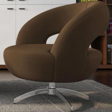 Imagem de Poltrona Giostra Base Giratória em Alumínio - Élpis Móveis - Molufan, 