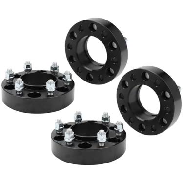Imagem de Haruma Espaçadores de roda de 6 x 139,7 mm a 6 x 139,7 mm para Ford Bronco Ranger 3,8 cm 93,1 mm Espaçador de roda Hubcentric com parafusos M12x1,5 adaptadores de roda 6 terminais acessórios de carro