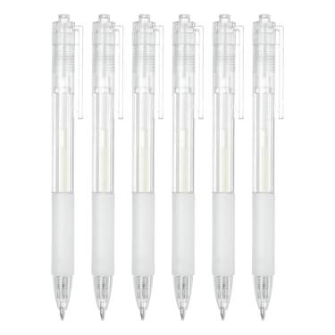 Imagem de PATIKIL Caneta de cola de secagem rápida, caneta esferográfica branca com ponta fina, suprimentos para scrapbook, 6 peças