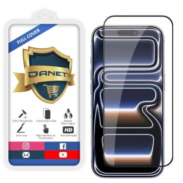 Imagem de Pelicula de Vidro Temperado 3D Full Cover Para iPhone 17 Pro 6.3 5g Proteção Anti Impacto Danet
