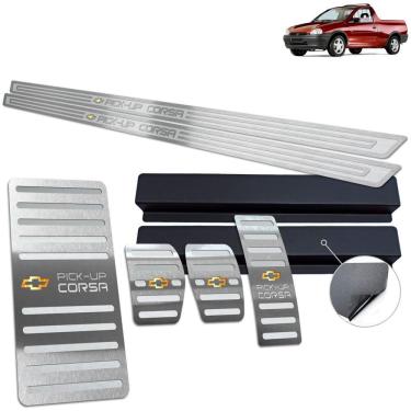 Imagem de Descanso Pedaleira Soleira Chevrolet Pick-Up Corsa Prata