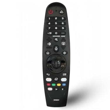 Imagem de Controle remoto de substituição IR compatível com TVs LG Smart OLED Thinq Webos para AKB75855501 AN-MR24gn MR23gn MR22gn MR21ga MR20ga [sem função de ponteiro mágico de voz]
