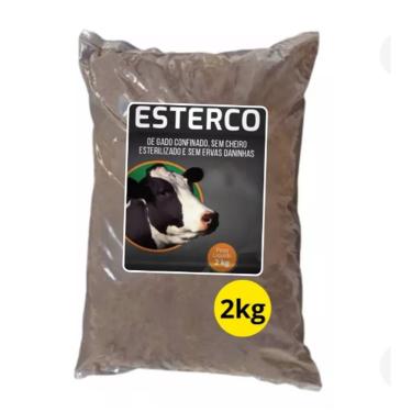 Imagem de Adubo Orgânico Esterco Misto, Bovino/curral de gado 2kg