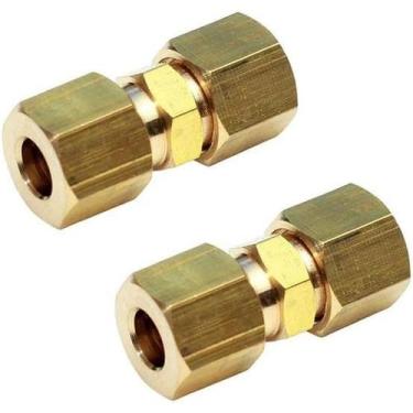 Imagem de Máquina de gelo com encaixe de tubo, linha de água, compressão de latã