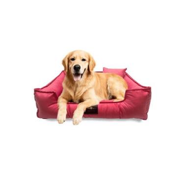 Imagem de Caminha Pet Confortável para Cachorro e Gato Tamanho XG 95x75cm em Vel