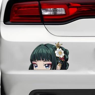 Imagem de The Court Herbalist Diaries MaoMao Jinshi Loulan Lishu Lihua Gyokuyo Anime Mangá Decalque Adesivos para Carros Laptop Skate Scrapbook Decoração de Parede Resistente a UV (MaoMao Verdigris)