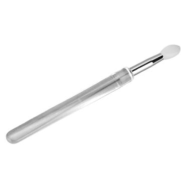 Imagem de Zhjvihx Escova Esfoliante de Silicone para Lábios, Fácil de Limpar Escova para Lábios de Silicone, Macia, Transparente, Colorida, Mini Elástica para Batom