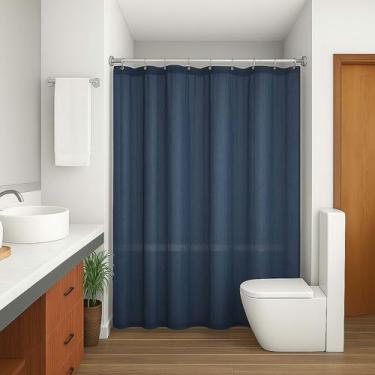 Imagem de Cortina de Box Tecido Poliéster (Azul)