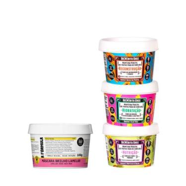 Imagem de Kit Lola A Fórmula com Máscara 100ml e Bemdita Ghee Cronograma 3x 100m