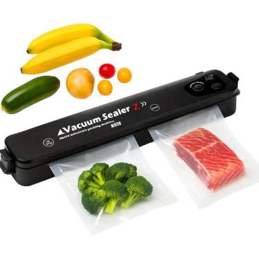 Imagem de Seladora Vácuo Alimentos Portátil Maquina Selar Sacos para Freezer Dom