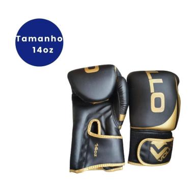 Imagem de LUVA BOXE E MUAY THAI TRAINING GOLD DOURADA TAMANHO 14OZ VOLLO-Unissex