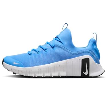 Imagem de Nike Free Metcon 6 (Team Bank) Tênis de treino masculino (HM3754-401, azul universitário/preto/branco), Azul universitário/preto/branco, 43 BR