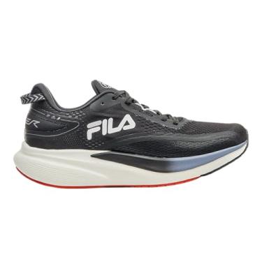Imagem de Tênis Fila Racer T2 Xtreme Preto Azul e Vermelho - Masculino - 44 - Preto