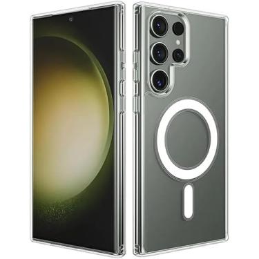 Imagem de Capa Case Protetora Compatível Samsunng Galaxy S24 ULTRA Magnética Transparente Anti Choque Impacto Premium