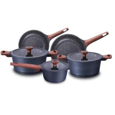 Imagem de Conjunto de Panelas Titanium MTA 5 Peças  Antiaderente Cerâmico  Para 