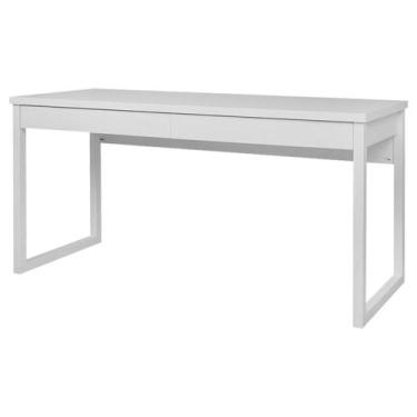 Imagem de Escrivaninha com Gavetas 160 cm Duna - Branco Giz - Meu Móvel de Madei