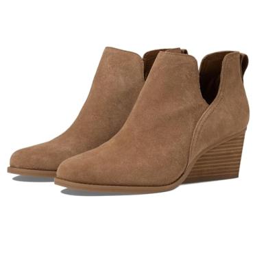 Imagem de TOMS Bota feminina Gwen até o tornozelo, camurça de açúcar mascavo, 35