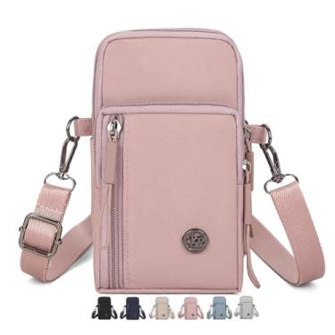 Imagem de Bolsas transversais pequenas para mulheres, mini bolsas de celular carteiras de pulso bolsa de ombro bolsa de braço bolsa de viagem para mulheres e homens, A - rosa, Medium, Bolsa transversal pequena