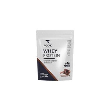 Imagem de Whey Protein Rook Sabor Chocolate 900g Suplemento Concentrado Proteína Concentrada