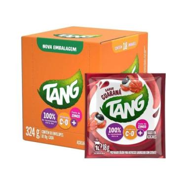 Imagem de Refresco em Pó Tang Guaraná 18g Embalagem com 18 Unidades
