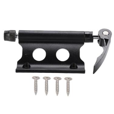 Imagem de Asixxsix Suporte para Garfo de Bloco de Bicicleta, Rack de Montagem de Teto de Carro Em Liga de Alumínio de Liberação Rápida Resistente Com 4 Adaptadores de Instalação (Preto)