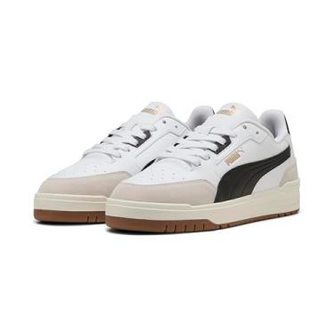 Imagem de PUMA Tênis unissex Shuffle Downtown Og, Puma Puma branco e preto cinza vapor, 34 BR