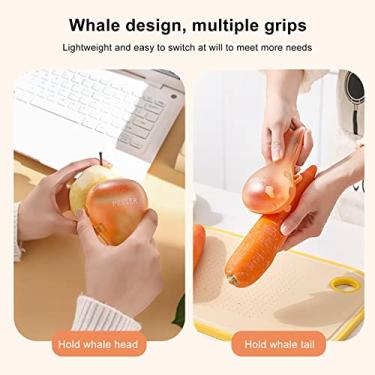 Imagem de Generic Material Durável Multifuncional do Descascador de Batata Amplamente Aplicação para Quadris do Restaurante da Cozinha Agregado Familiar (Laranja)