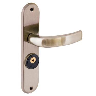 Imagem de Fechadura Espelho S40 Latonado Tetra Galax Aliança - Aliança Metalúrgi