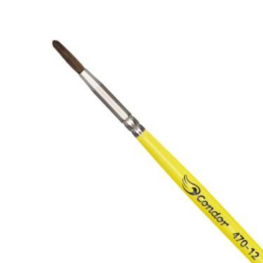 Imagem de Pincel Escolar Condor Amarelo 12