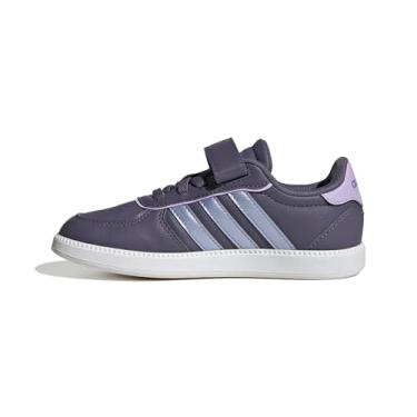 Imagem de adidas Unissex-Criança Breaknet Elegante, Preloved Violet/Blue Spark Met./Powder Plum, 17